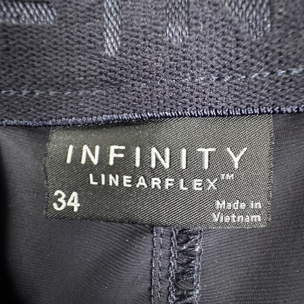 Infinity Linearflex Performance Navy Flat Front S… - image 3